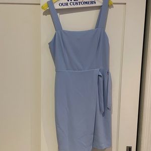 Betsey Johnson periwinkle blue square neck dress